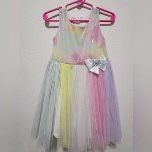 Jessica Ann Pastel Rainbow Formal Dress